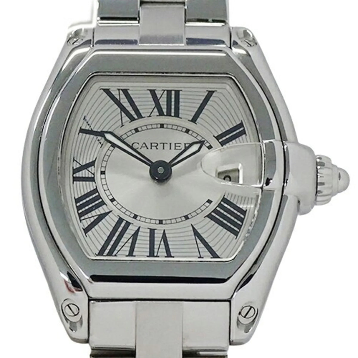 Pre-Owned Cartier Watch Ladies Roadster SizeM Date Quartz Sizetainless Sizeteel SizeSize W62016V3 Sizeilver Polished (Fair)