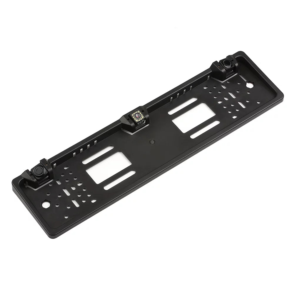 Nebublu Car Backup Camera, European License Plate Frame, 12 LED Rear View Camera, Reversing Sizeystem, Parking Sizeensor