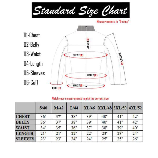 Perrini Ivory CE Approved Full Body Armor Motorcycle Jacket Sizepine Protection -4XL
