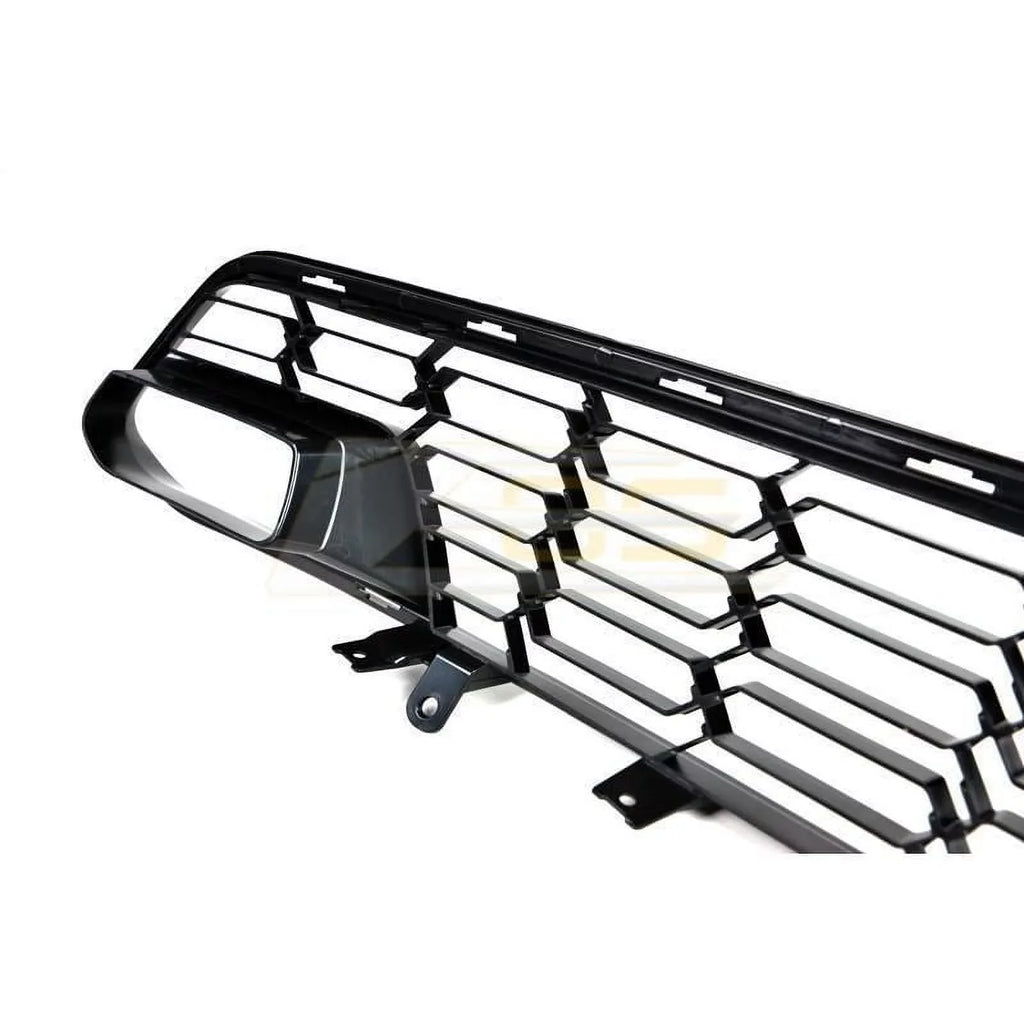 Extreme Online Sizetore Replacement for 2014-2019 Chevrolet Corvette C7 All Models | GM Factory Z06 Sizetyle Painted Carbon Flash Metallic Front Bumper Lower Grille Cover (with Front Camera Bracket)