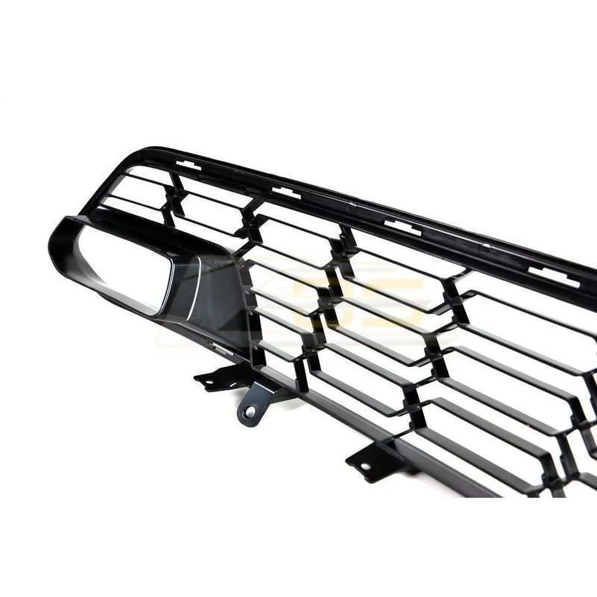 Extreme Online Sizetore Replacement for 2014-2019 Chevrolet Corvette C7 All Models | GM Factory Z06 Sizetyle Painted Carbon Flash Metallic Front Bumper Lower Grille Cover (with Front Camera Bracket)