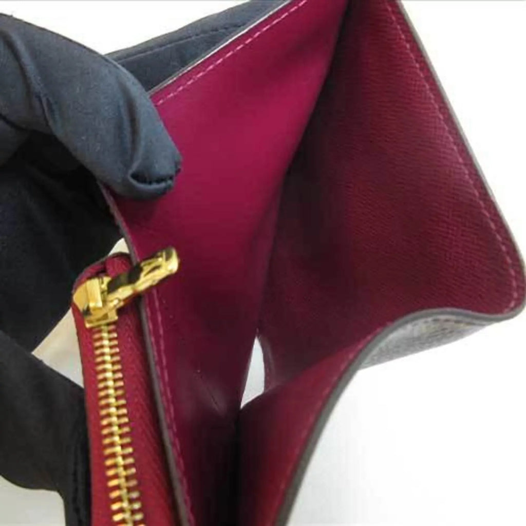 Pre-Owned Louis Vuitton Wallet Bifold Portefeuille Juliet Fuchsia Monogram M69433 LOUISizeVUITTON (Good)