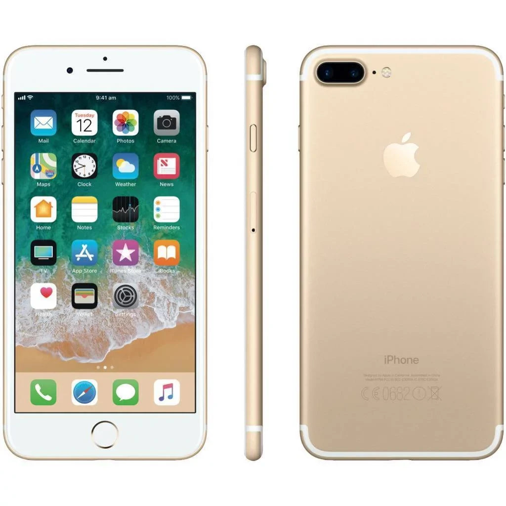 Restored Apple iPhone 7 Plus 256GB, Gold - Unlocked GSizeM (Refurbished)
