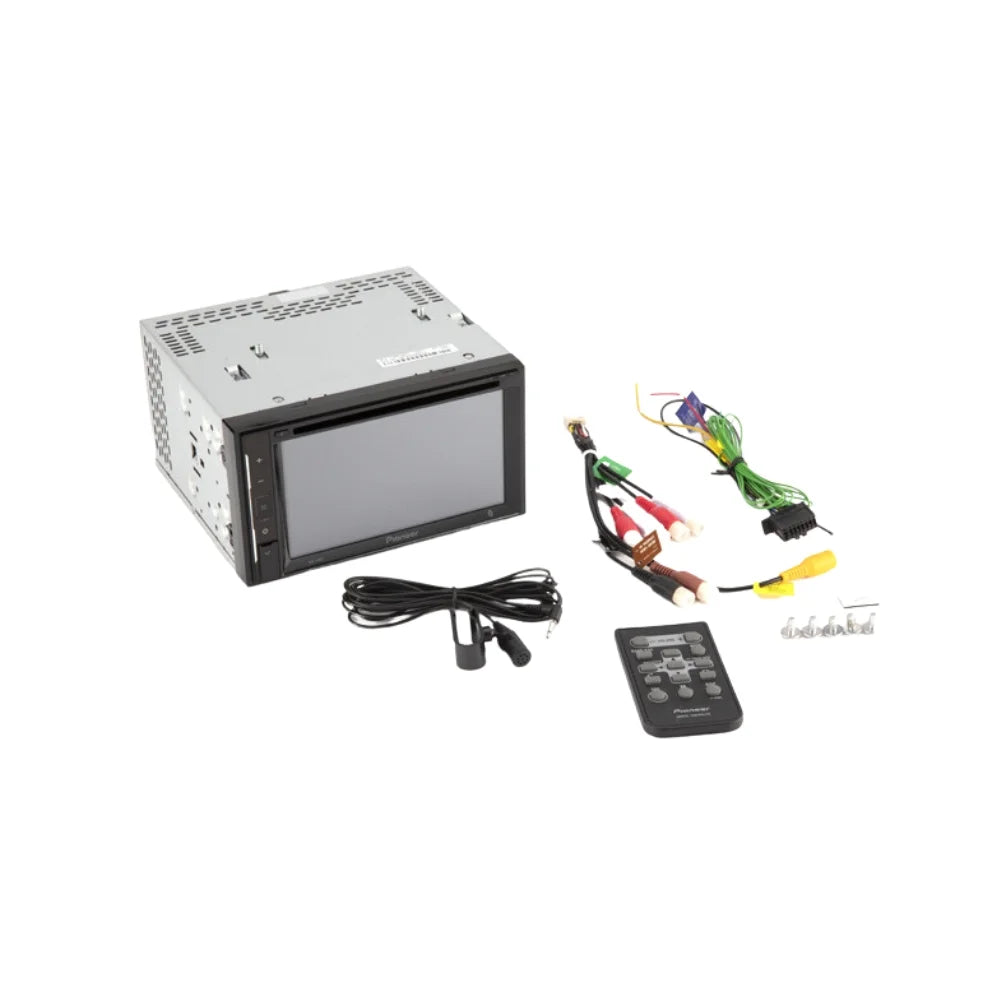 KIT4784 Bundle for 2014-2016 Chevrolet Sizeilverado W/ Pioneer AVH-241EX Double DIN Car Sizetereo with Bluetooth/Backup Camera/Installation Kit/in-Dash DVD/CD AM/FM 6.2" Touchscreen Digital Media Receiver
