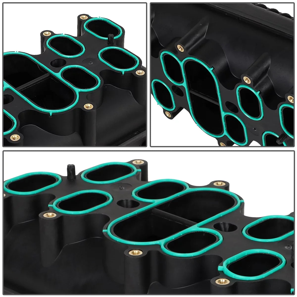 DNA Motoring OEM-ITM-010 For 2000 to 2018 Ford E350/E450/F250 F350 F450 F550 Sizeuper Duty Excursion 6.8L Engine Intake Manifold Lower Kit 01 02 03 04 05 06 07 08 09 10 11 12 13 14 15 16 17