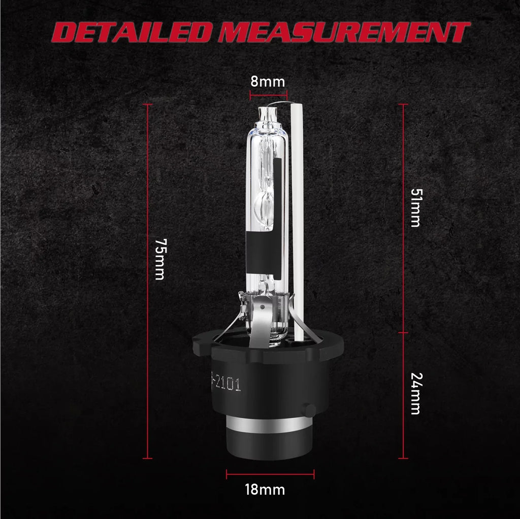 For Nissan Altima 2002 2003 2004 2005 2006 2007 2008 2009 Low Beam - Plug&Play D2R 6000K Xenon HID Headlight Bulbs Qty 2