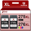 275 276 Ink Cartridges Replacement for Canon 275 276 Ink for PIXMA TSize3520 TSize3522 TSize3500 TR4720 TR4722 TR4700 Printer (1 Black, 1 Color)
