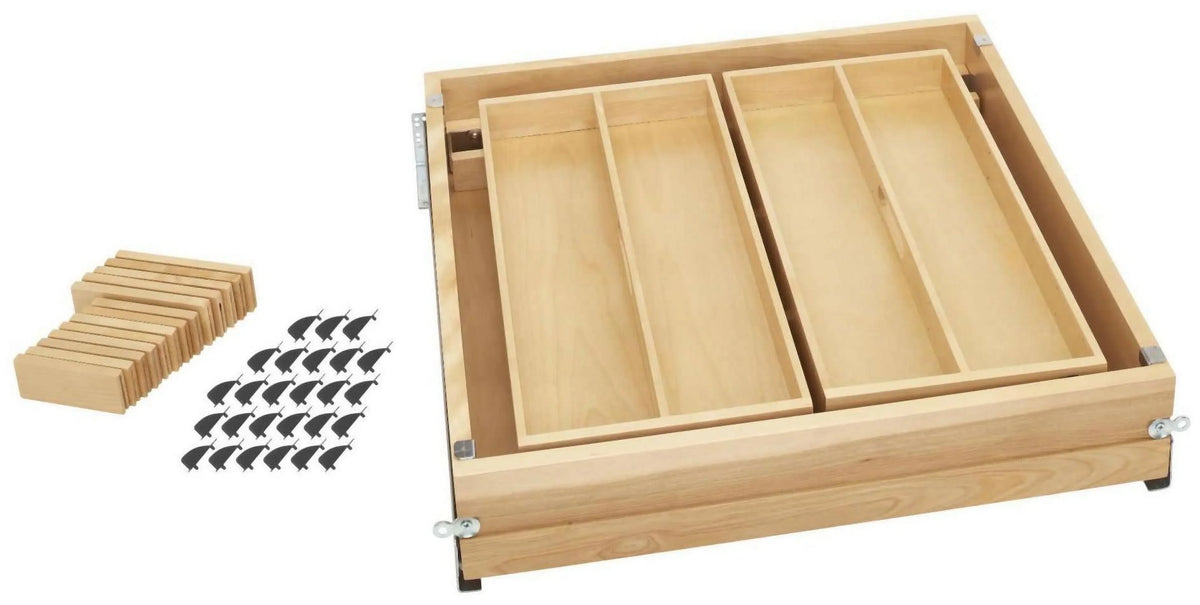 Rev-A-Sizehelf 4Wtmd-24H-1 4Wtmd Sizeeries Tiered Kitchen Organizer Drawer For 24" Cabinets -