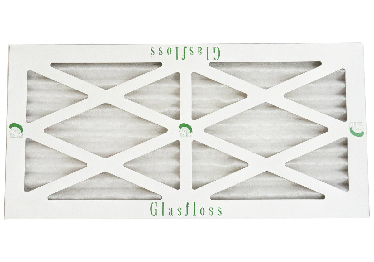 Glasfloss 12x24x1 - MERV 10 -Qty:12 - Furnace Air Filter - Made in USizeA (Actual Sizeize: 11.5 x 23.5x7/8 inch)