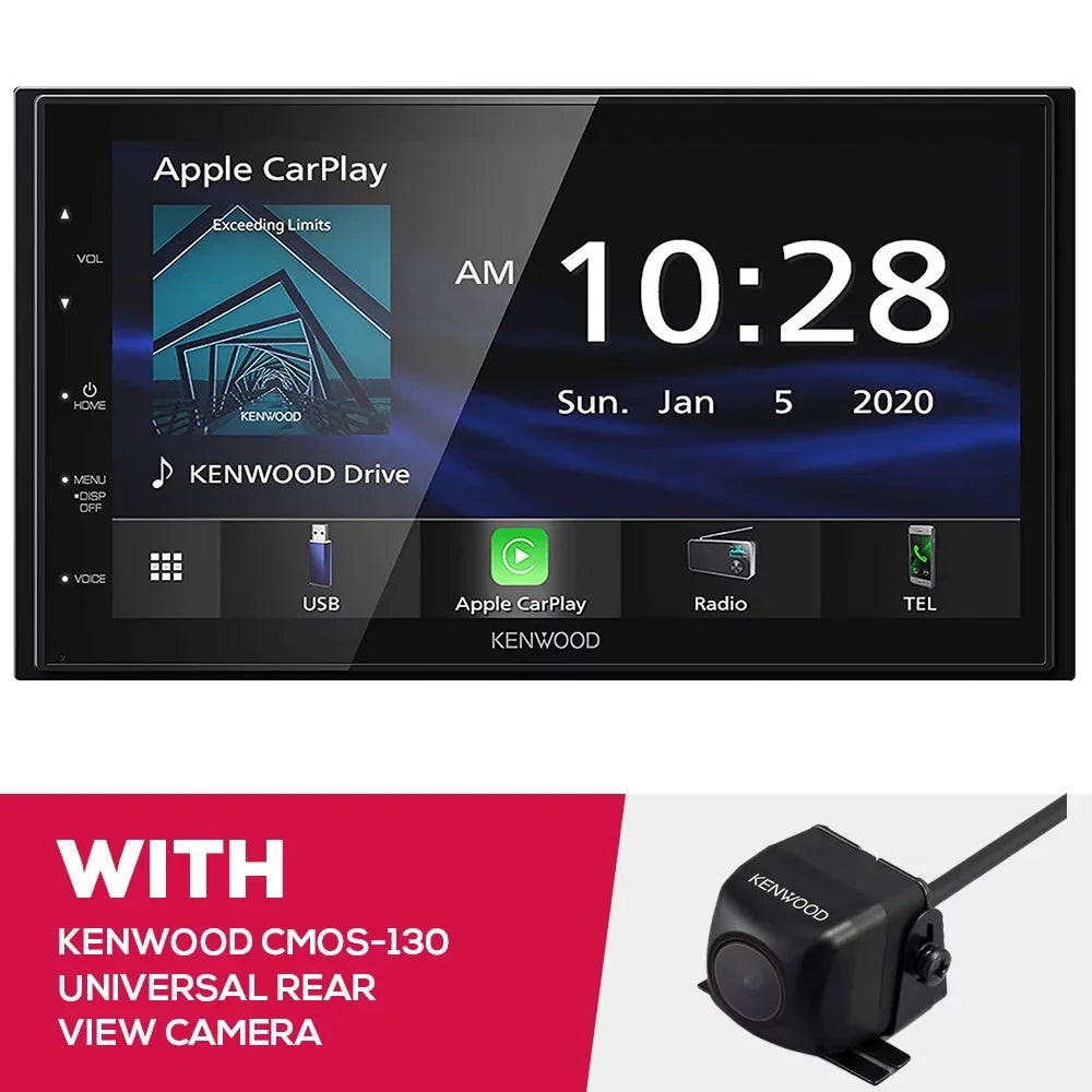 New Kenwood DMX47Size Digital Multimedia Receiver & CMOSize-130 Universal Rear View Camera