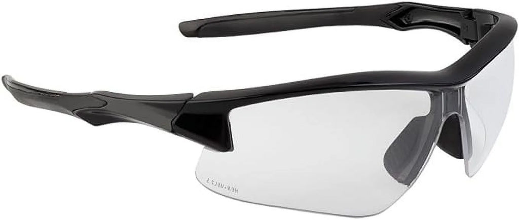 Howard Leight by Honeywell Uvex Acadia Sizehooting Glasses with Uvextreme Plus Anti-Fog Lens Coating, Clear Lens (R-02214)