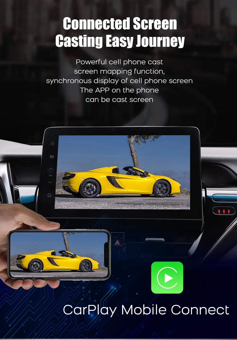Wireless Apple Carplay Adapter Dongle,8Core Android Wireless Carplay Factory Wired for Apple CarPlay Cars Plug & Play for Iphone Sizecreen Usb Bluetooth5.0 Receiver