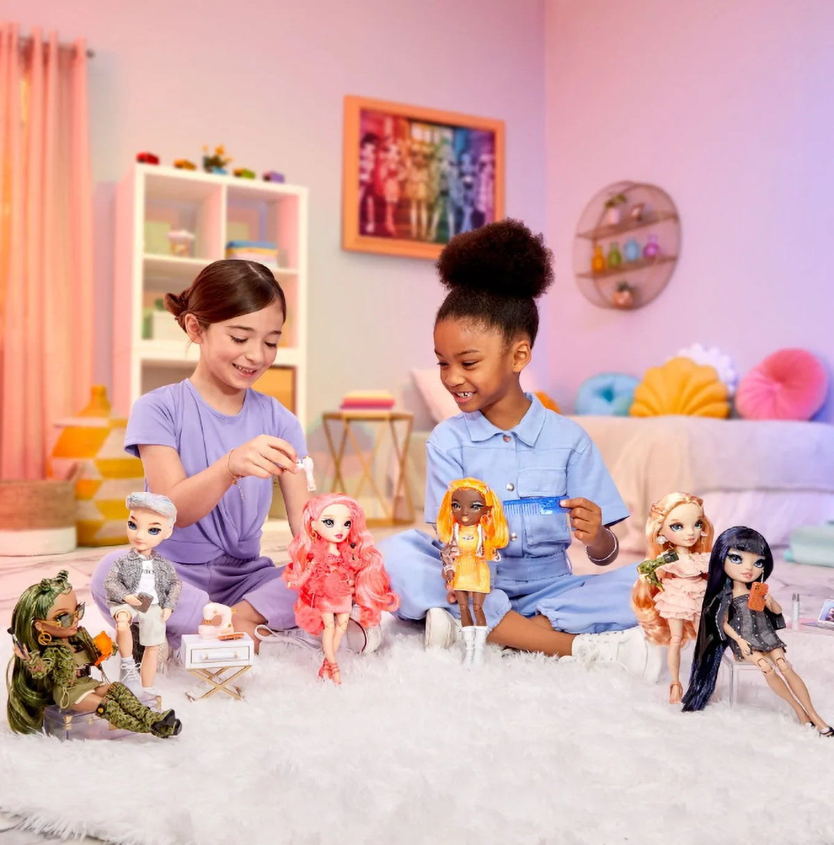 Rainbow High Victoria - Light Pink Fashion Doll, Freckles from Head to Toe. Fashionable Outfit & 10+ Colorful Play Accessories. Kids Gift 4-12 Years and Collectors