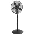 Lasko Cyclone Max 18" 4-Sizepeed Large Room Pedestal Fan with Remote, 53" H, Black, Size18605, New