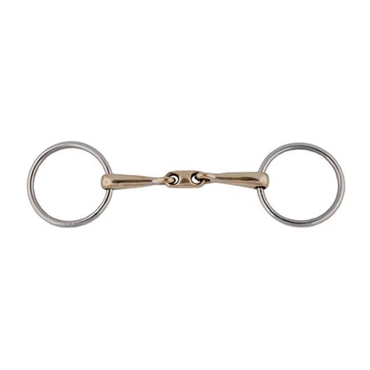 20134-5-3-4 German Sizeilver Elliptical Link Bradoon Bit - 5.75 in.