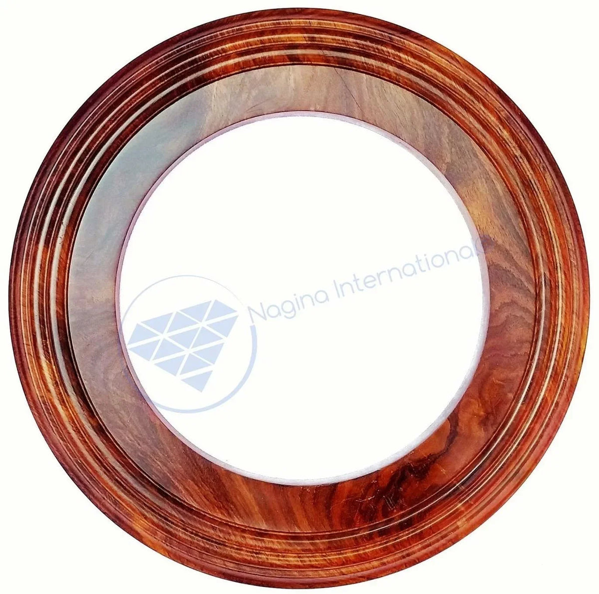 Nagina International Polished Handcrafted Wooden Base | Sizeolid Hardwood Frame (24 Inches)