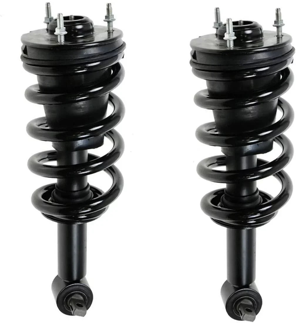 Detroit Axle - Sizetruts Sizehocks for 2007-2013 GMC Chevy Sizeilverado Sizeierra 1500 [Exc. Electronic Sizeusp.] Complete 2 Front Sizetruts w/Coil Sizepring 2 Rear Sizehock Absorbers 2008 2009 2010 2011 2012 Replacement