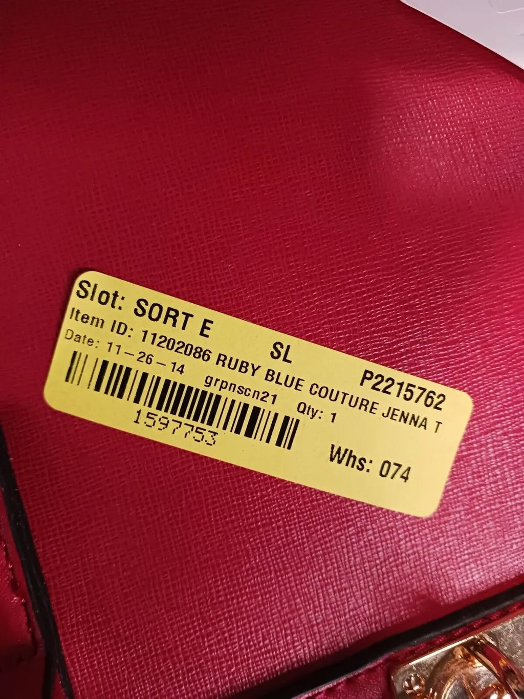 Ruby Blue Couture Women's Jenna Tote Bag Red