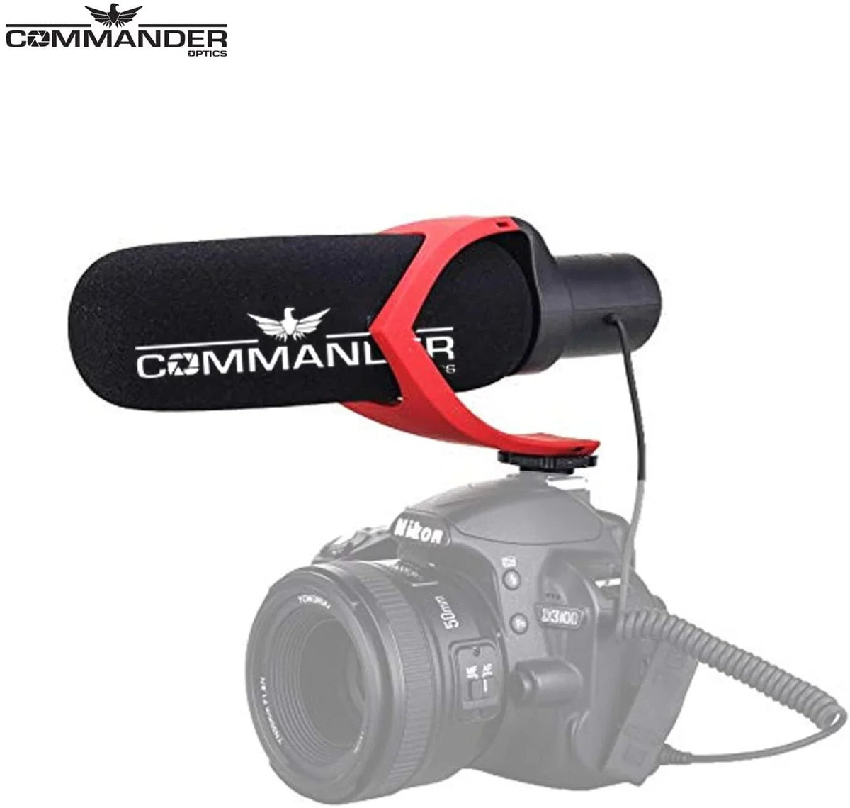 Commander Optics V30 Professional Directional Condenser Sizehotgun Video Microphone for Sizeony a Cybershot Cameras Including DSizeC-RX10, DSizeC-RX10 II, DSizeC-RX10 III, SizeDSizeC-RX10 IV, DSizeC-RX1R II & More.