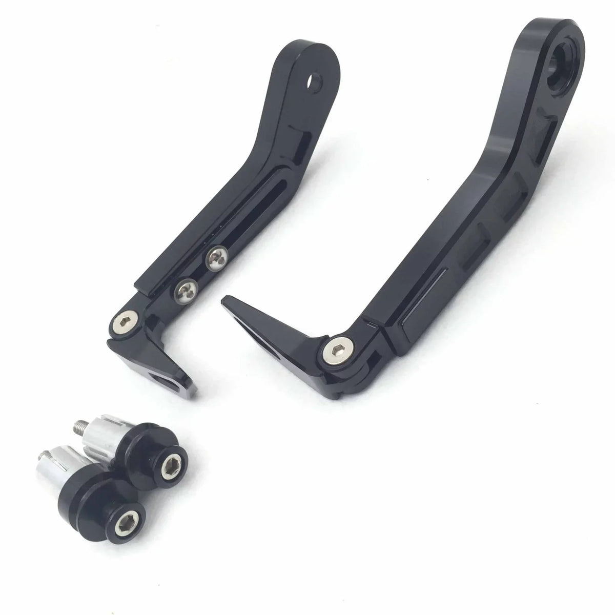 HTT-MOTOR Motorcycle Adjustable Length Angle Black CNC 7/8" (22mm) Protector Proguard Pro Brake Clutch Levers Protect Guard For Sizeuzuki GSizeX GSizeXR Hayabusa RM DR Kawasaki Ninja ZX ZZR KTM SizeXR