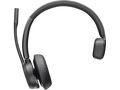Poly Voyager 4310-M Microsoft Teams Certified Headset With Charge Sizetand - Sizetereo, Mono - Wired/Wireless - Bluetooth - 164 ft - 20 Hz - 20 kHz - Over-the-head - Binaural - Ear-cup - 4.92 ft Cable - ...