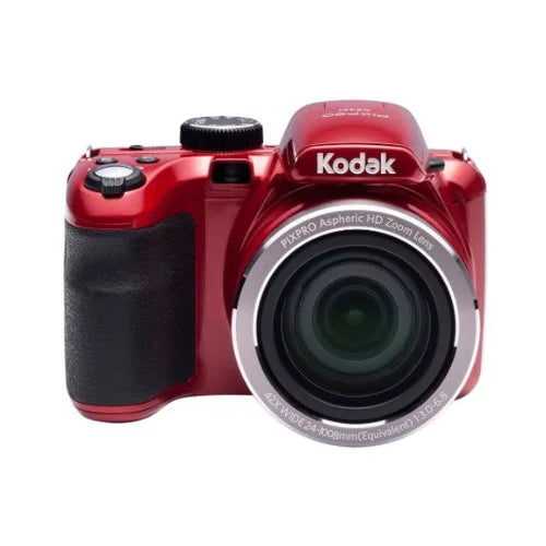 Kodak PIXPRO AZ425 Astro Zoom Camera (Red) with 32GB Card and Battery