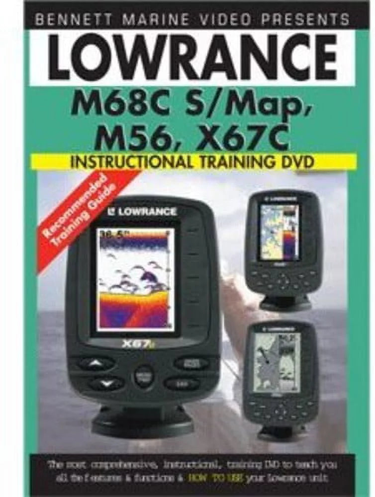 Lowrance M68c Size / map,M56,X67c (DVD)