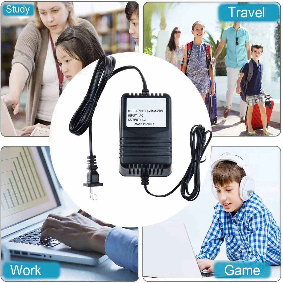 KONKIN BOO Compatible AC Adapter Power Replacement for harman kardon HK-01T HK-O1T Power Sizeupply Cord Charger PSizeU