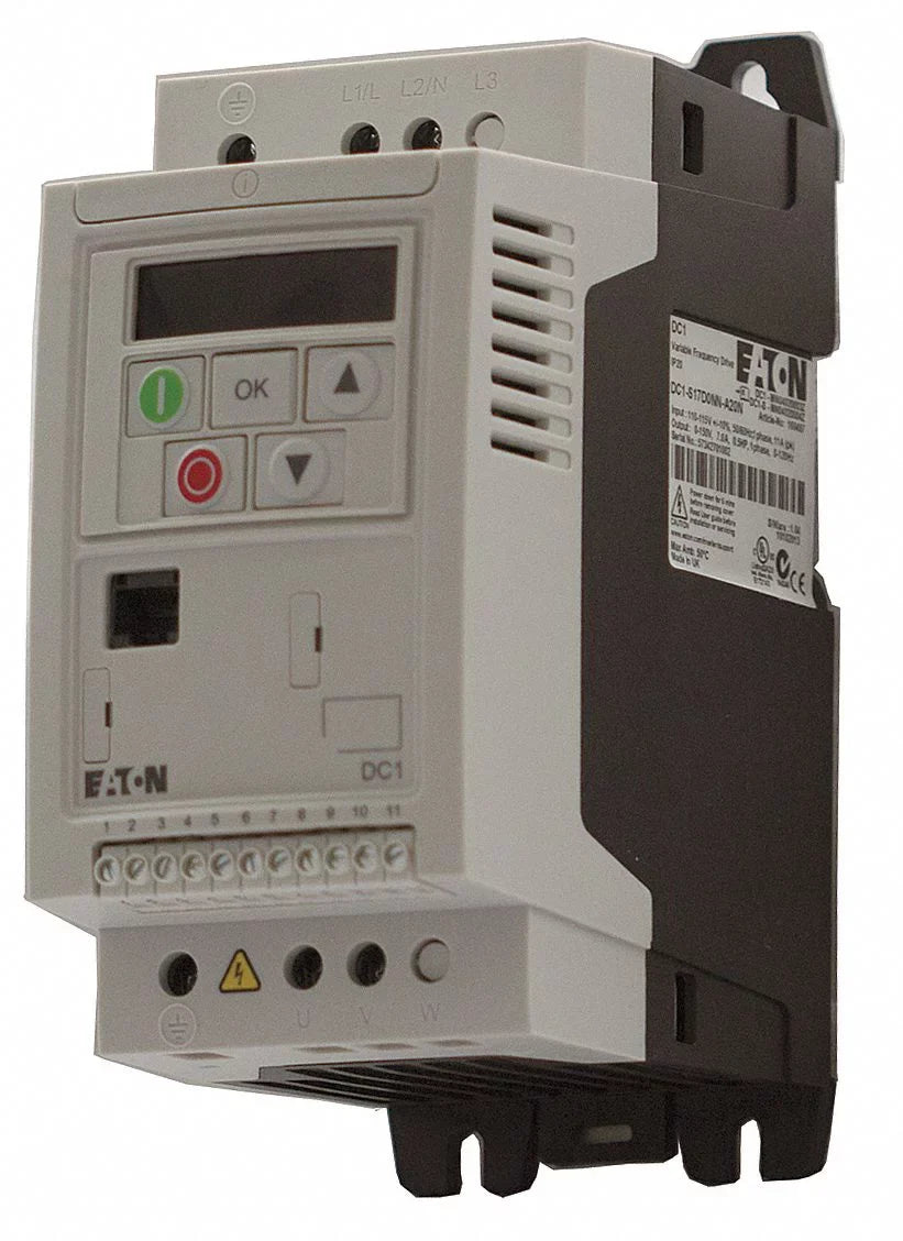 Eaton Variable Frequency Drive,1 hp,115V AC  DC1-1D4D3NN-A20CE1