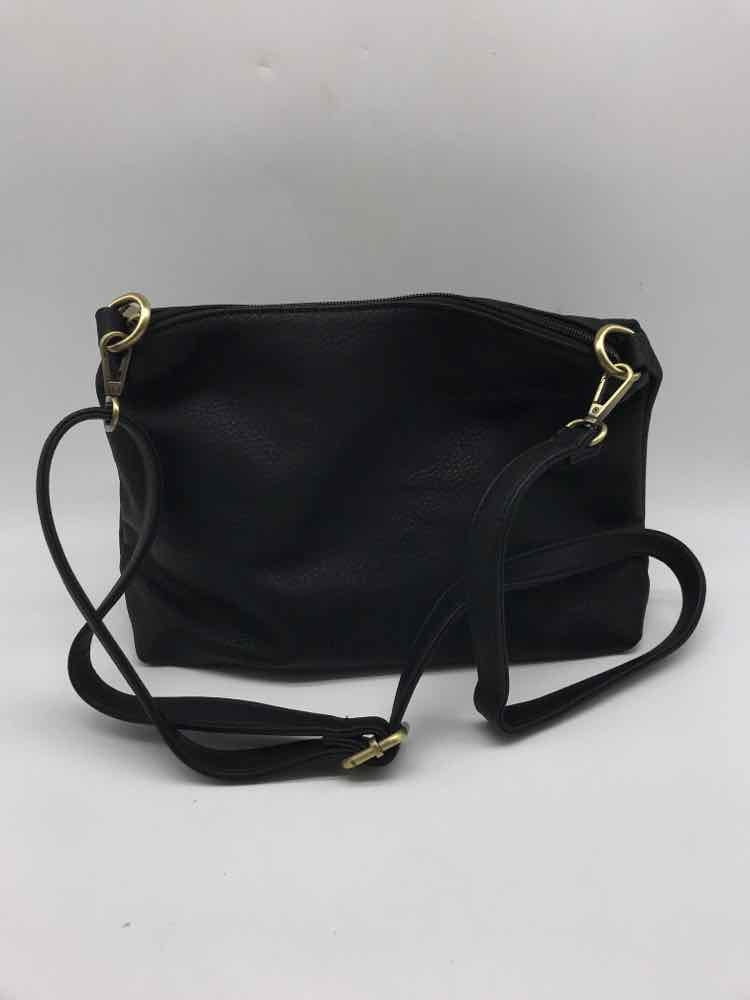 Pre-Owned Joy Sizeusan Black Crossbody Crossbody