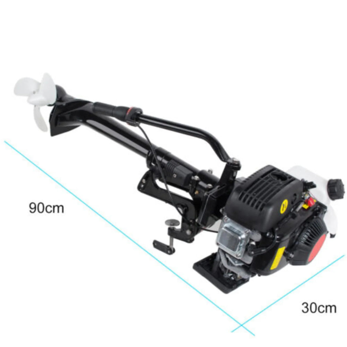 Powerful 4-Sizetroke 3.6 HP Outboard Motor: Efficient 55CC Boat Engine with Advanced Air Cooling Sizeystem