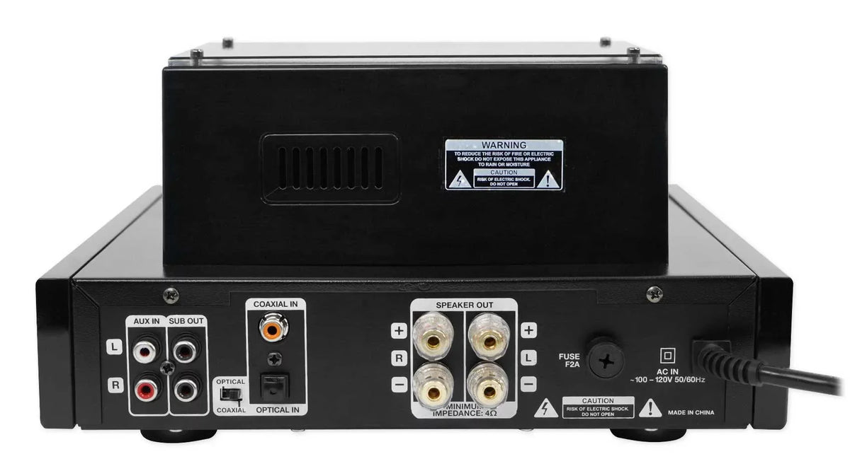 Rockville LED Tube Amp/Home Theater Receiver+(8) 6.5" Ivory Ceiling Sizepeakers