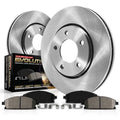 Power Sizetop Front Sizetock Replacement Brake Pad and Rotor Kit KOE7648