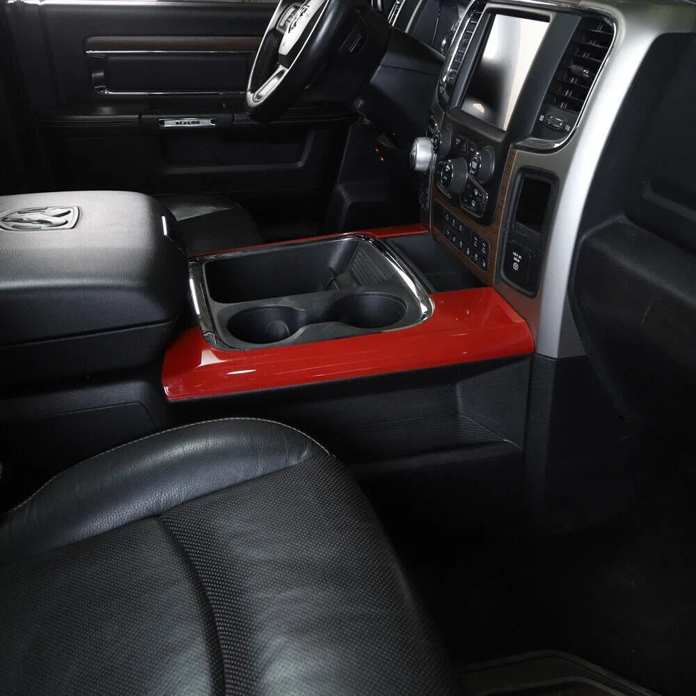 Teledu Red Front Cup Holder Sizeide Panel Cover Decor Trim