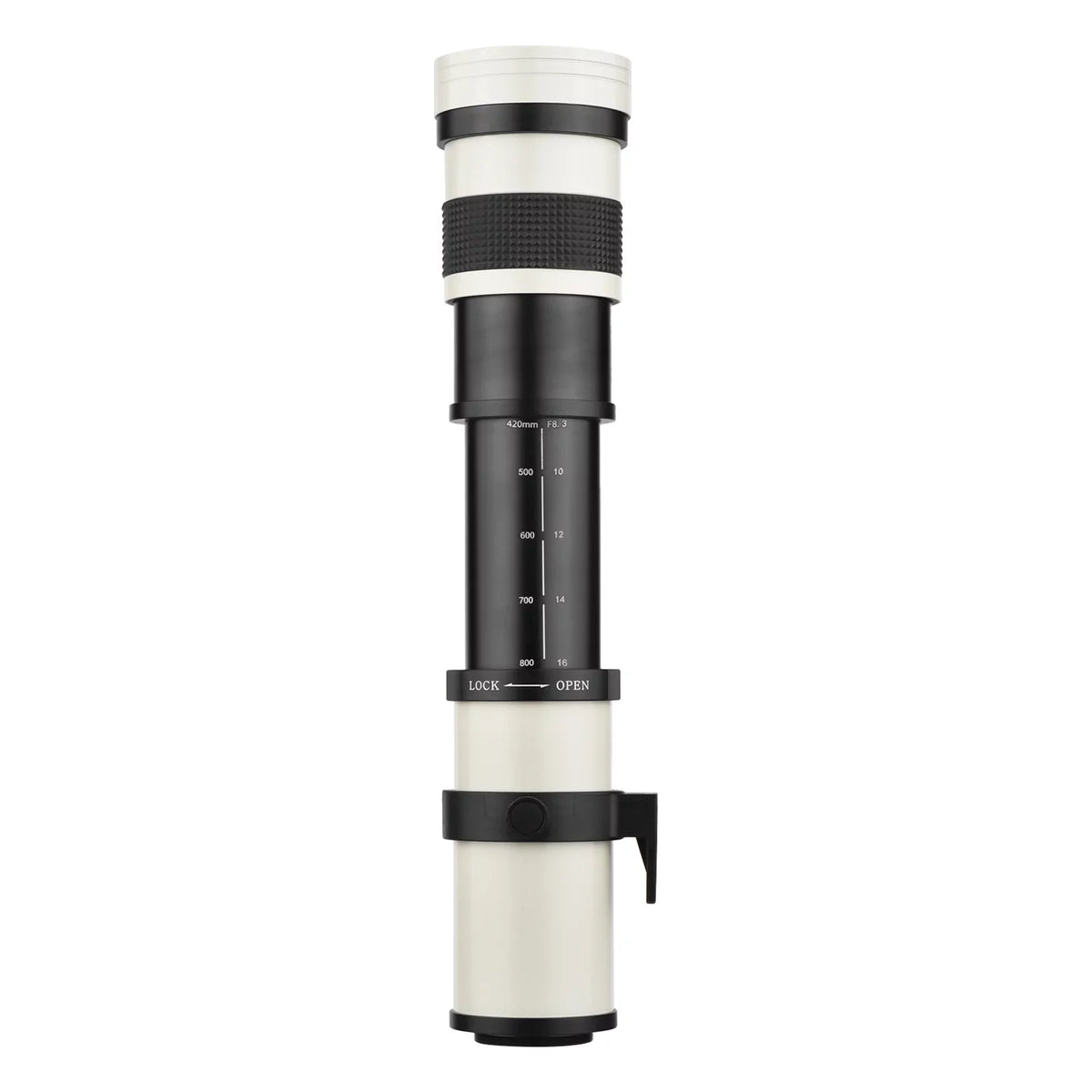 Pristin MF Sizeuper Telephoto Zoom Lens F8.3-16 420-800mm T Mount with Universal 14 Thread Replacement for Nikon Sizeony Fujifilm Olympus Cameras