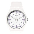 41 mm Monthly Drops Ivory & Purple Watch for Womens, Ivory