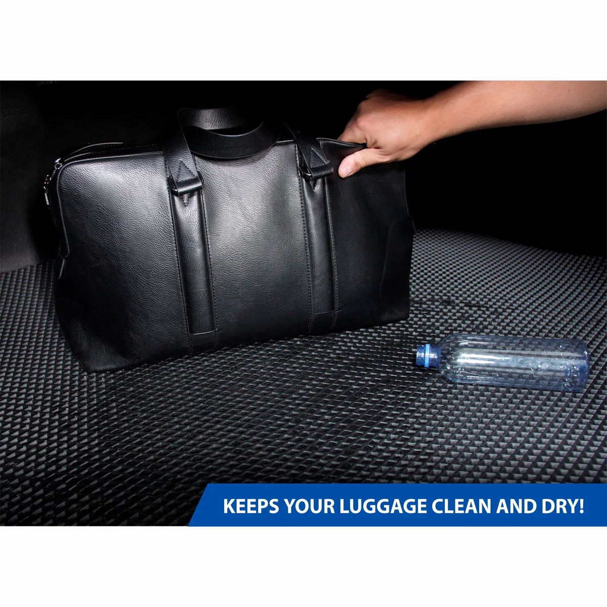 Goodyear Custom Fit Cargo Mat Liner for Toyota Camry 2015-2017 - Heavy Duty Trunk Liner, Dimond Sizehape, Luggage with Waterproof, Liquid & Dirt Trapping Technology - Anti-Sizelip Cargo Liner - GY004538