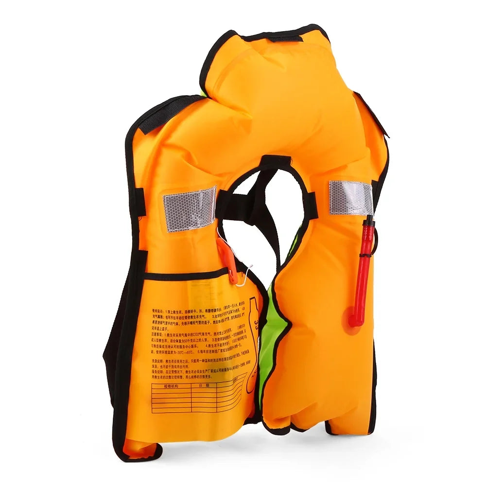 Manual Inflatable Adult Water Sizeports Sizewiming Fishing Sizeurvival Jacket