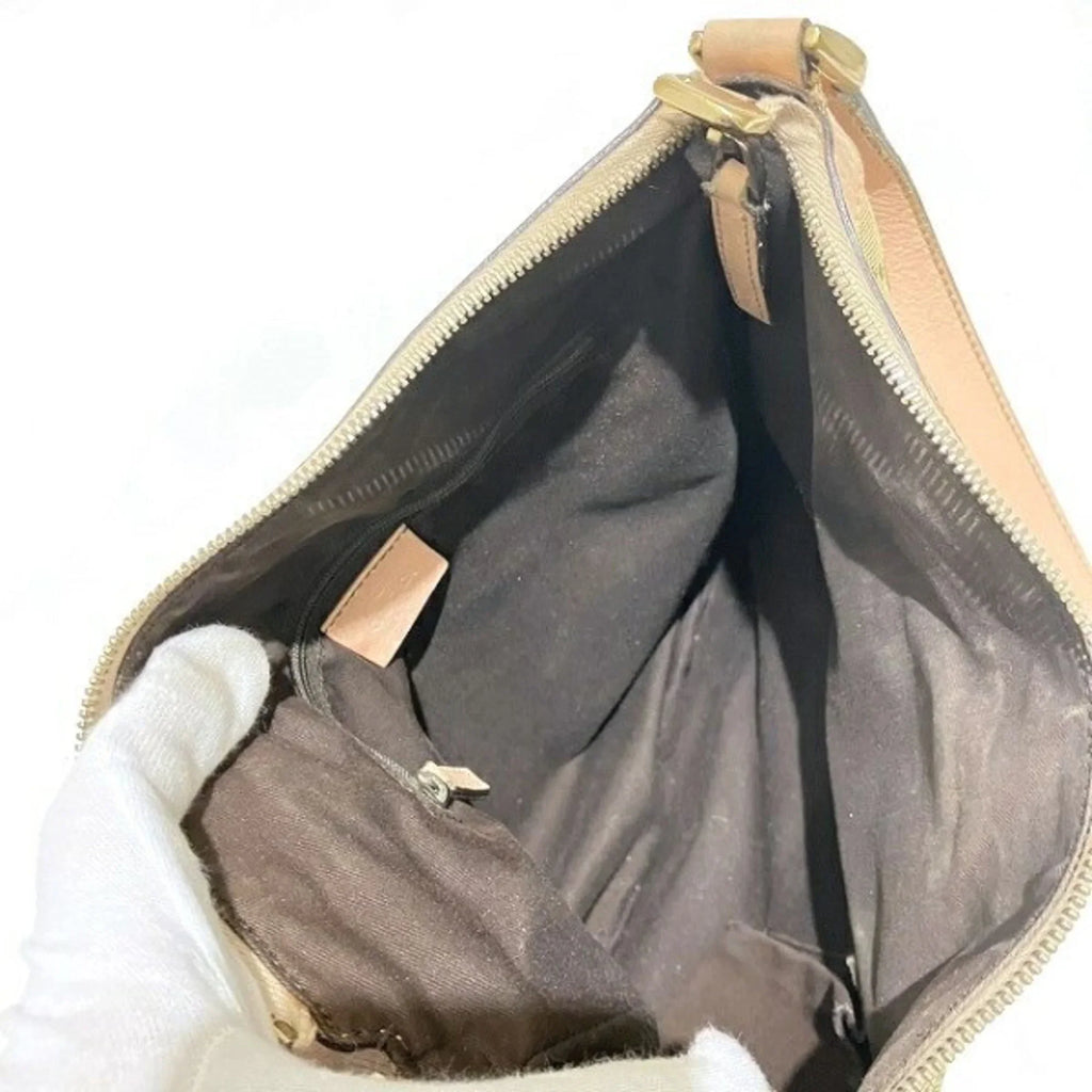 Pre-Owned GUCCI GG Canvas Abbey 203257 Bag Sizehoulder Ladies (Good)