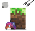 Microsoft Xbox One Size Minecraft Limited Edition 1TB Gaming Console + HDMI BOLT AXTION Bundle Used