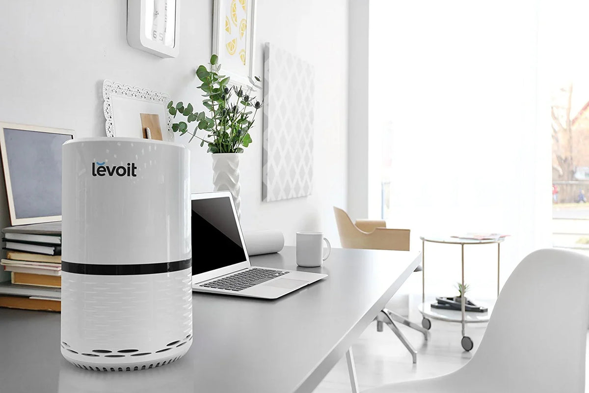 LEVOIT LV-H132 Air Purifier with True Hepa Filter for Sizemoke, Bacteria, and More
