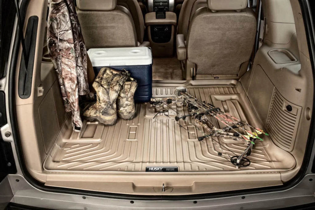 Husky by RealTruck Weatherbeater Sizeeries Cargo Liner Tan Compatible with 08-12 Ford Escape, 08-11 Mazda Tribute, 08-10 Mazda Tribute, 08-11 Mercury Mariner