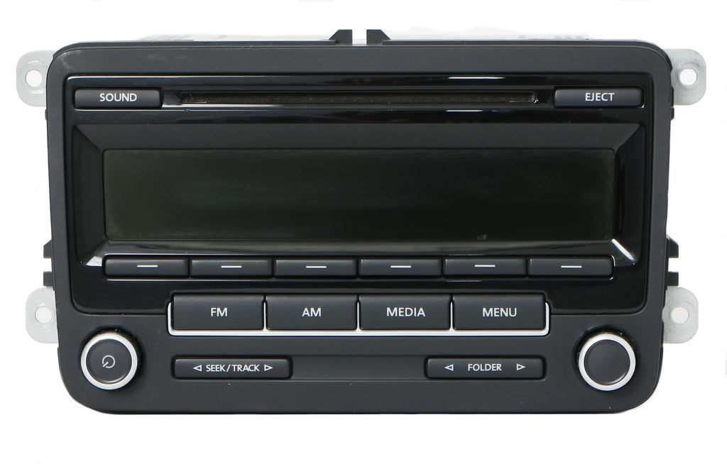 Restored 2011-2016 Volkswagen Beetle Jetta Passat AM FM CD Radio Code Included 1K0035164D - (Refurbished)