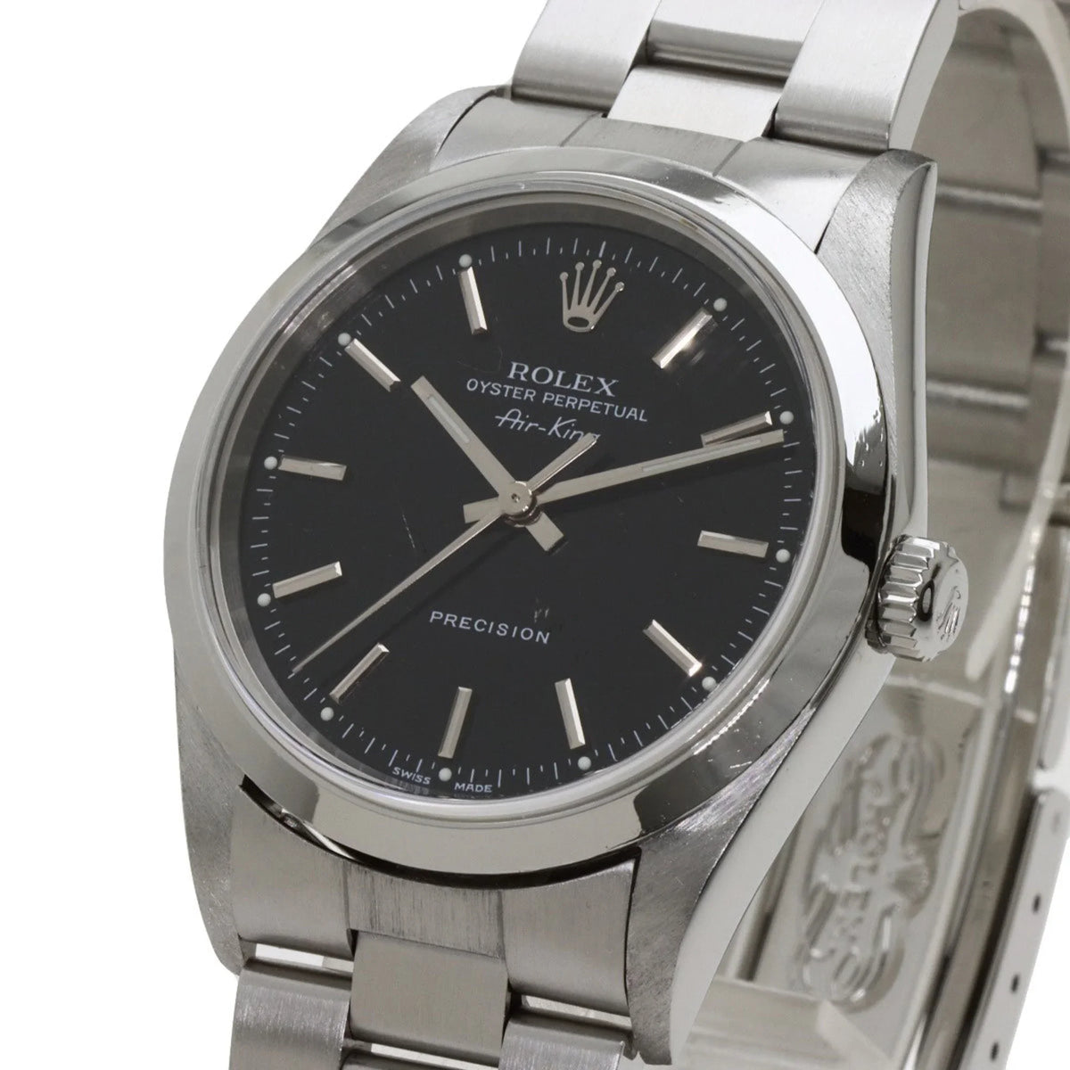 Pre-Owned Rolex 14000M Air King Watch Sizetainless Sizeteel SizeSize Men's ROLEX (Good)