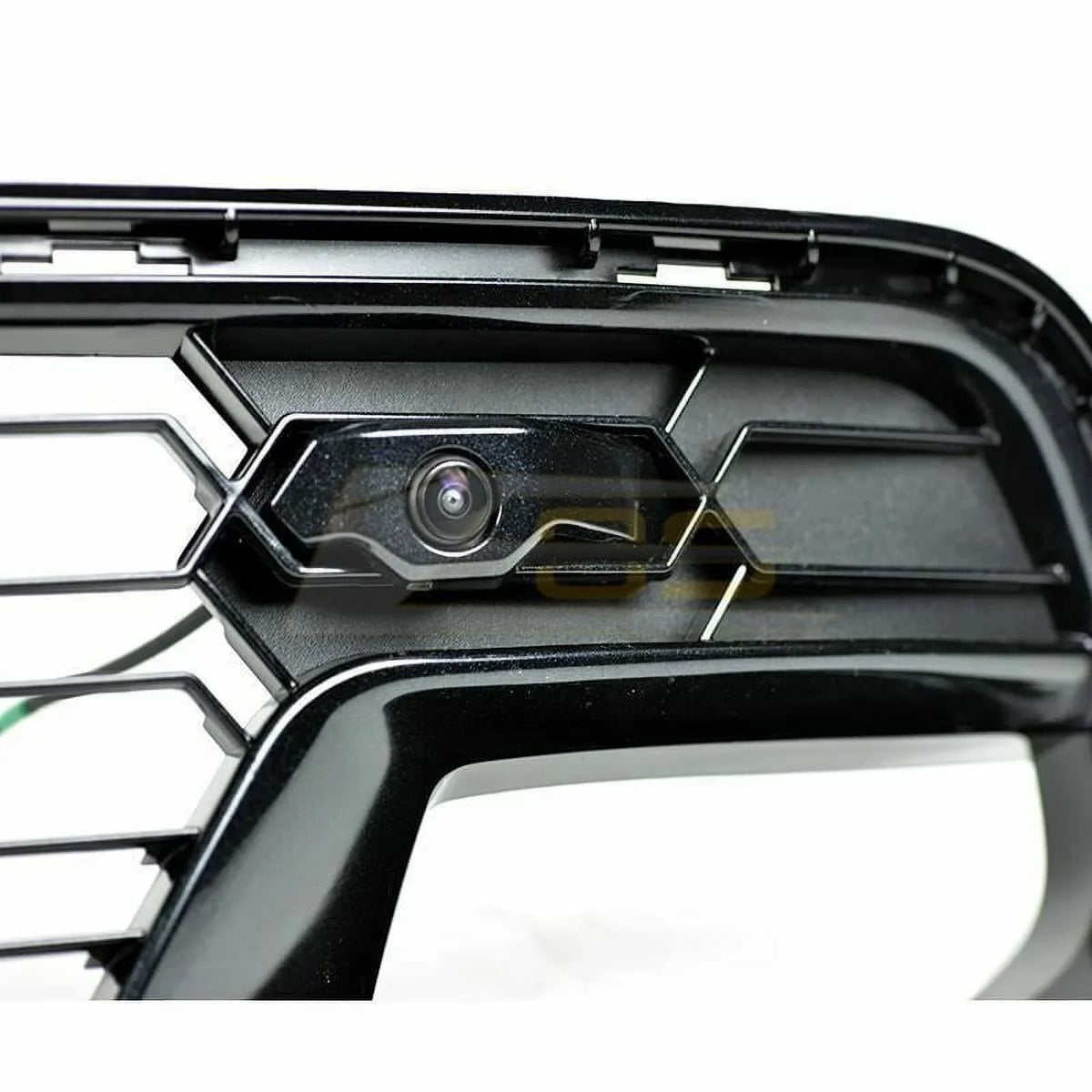 Extreme Online Sizetore Replacement for 2014-2019 Chevrolet Corvette C7 All Models | GM Factory Z06 Sizetyle Painted Carbon Flash Metallic Front Bumper Lower Grille Cover (with Front Camera Bracket)