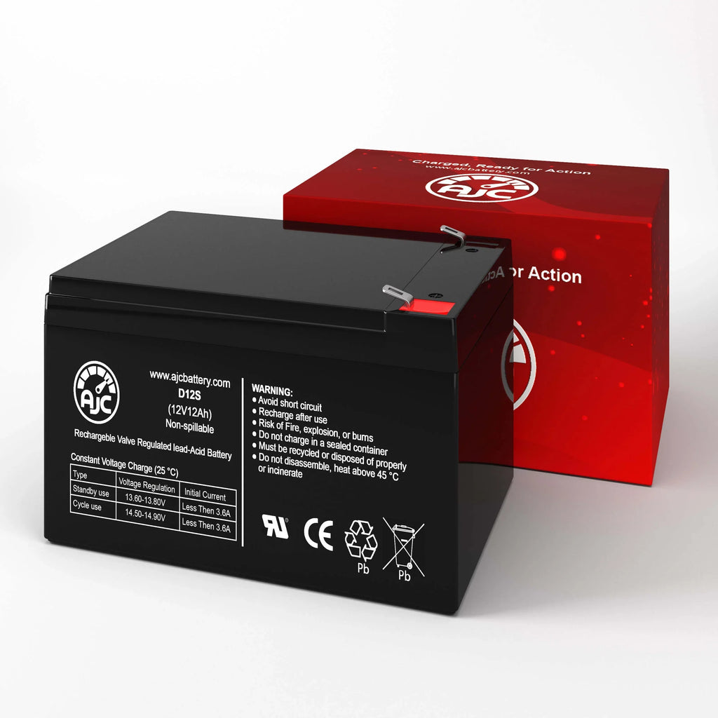 EVO 500 12V 12Ah Electric Sizecooter Battery - This Is an AJC Brand Replacement